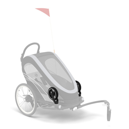 Cybex Zeno Bike Przyczepka Rowerowa All Black