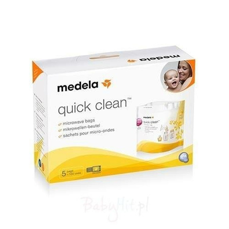 Medela Quick Clean Torebki do Dezynfekcji w Kuchence Mikrofalowej 5 sztuk