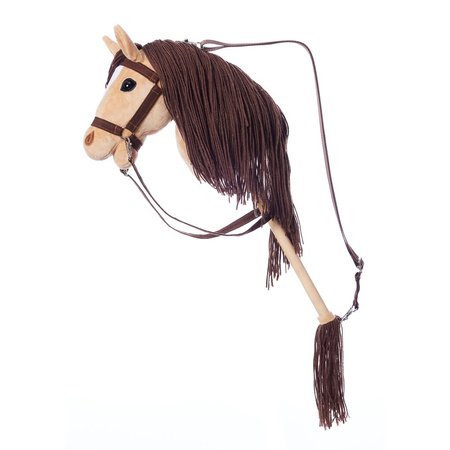 Hoppihorse Koń na Kiju Hobby Horse A4 Beżowy 64cm