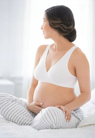 Medela Biustonosz Do Karmienia na noc S Biały