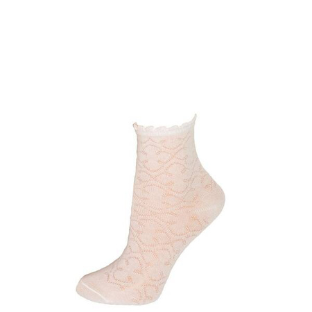 Yo! Skarpety Żakardowe Cienkie 27 - 30 Białe