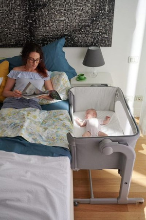 Chicco Next2Me Magic New 2023 Łóżeczko Dostawne Dla Dzieci White Snow