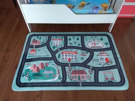 Marko Dywan Dla Dzieci Ultra Miękki 100x150 - Miasto