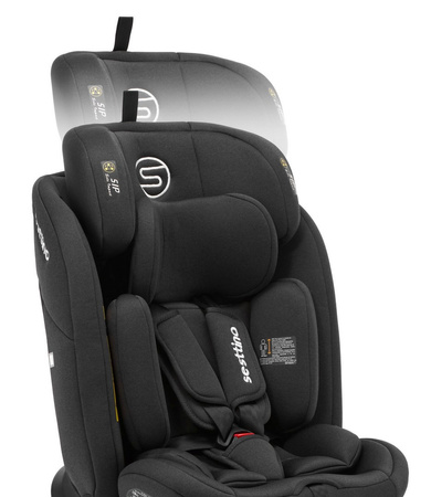 Sesttino Oktagon Pro Fotelik Samochodowy Black 0-36 kg