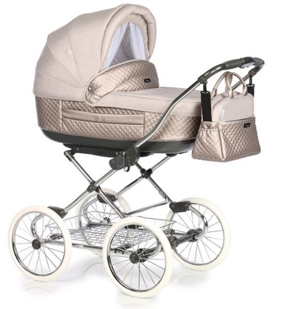 Roan Wózek Marita Prestige Głęboko-Spacerowy 2w1 P230 \ Pompowane 14"