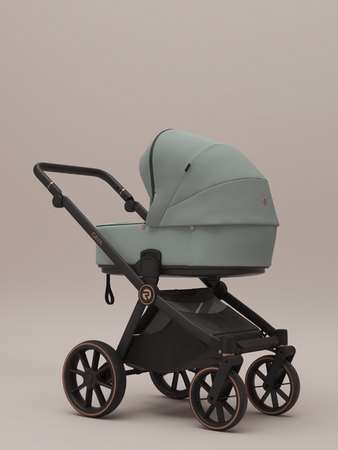 Riko Cava Wózek Głęboko-Spacerowy 12 Sage