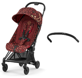 Cybex Coya Wózek Spacerowy Rosenrot Red by Alec Voelkel + Pałąk do Wózka