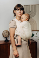 Lennylamb, Chusta do noszenia dzieci, tkana splotem jodełkowym, bawełna - mała jodełka Luce - rozmiar M