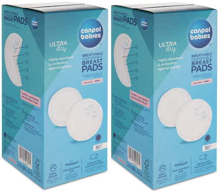 Canpol Babies Wkładki Laktacyjne 30 szt 1/653 + 1 Opakowanie Gratis