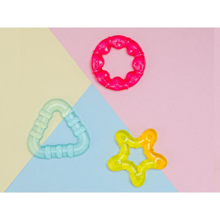 Bo Jungle Chłodzący gryzak wodny Cool Shapes zestaw 3 szt