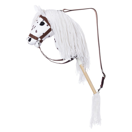 Hoppihorse Koń na Kiju Hobby Horse A4 Biały 64cm