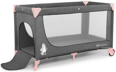 Kinderkraft Joy Łóżeczko Turystyczne Pink