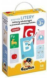 CzuCzu Poznaje Litery Zabawy Edukacyjne z Pisakiem Zmazywakiem