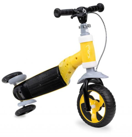 Momi Elios 2w1 Hulajnoga Jeździk Żółty