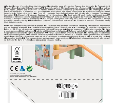 Joueco The Wildies Famil Drewniana przebijanka z młotkiem