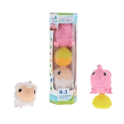 Trefl Zestaw Kulko - Klocków - Zwierzątka Farma: Świnka, Owieczka - 6 elementów