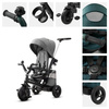 Kinderkraft Easytwist Rowerek trójkołowy Platinum Grey