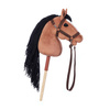 Hoppihorse Koń na Kiju Hobby Horse A3 Ciemny Brąz 66cm