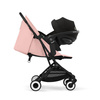 Cybex Orfeo Wózek Spacerowy Rama Czarna Candy Pink 2025