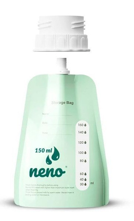 Neno Woreczki z Adapterem do Mrożenia i Przechowywania Pokarmu