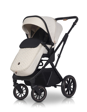 Cavoe Axo Shine Wózek Głęboko-Spacerowy 2w1 + Torba + Adaptery Champagne