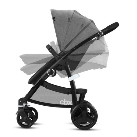 Cybex Cbx Leotie Pure Wózek Głęboko-spacerowy Smoky Anthracite
