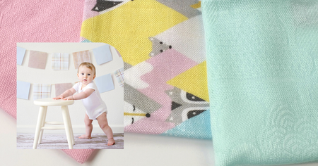 Bocioland Pieluszka Bambusowa 75x75 Liski BOC0319