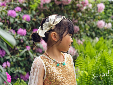 Souza! Sukienka wizytowa tiulowa z rękawami Dorianne 3-4 lata