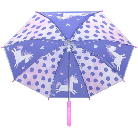 Pret Parasol przeciwdeszczowy Jednorożec blue pink