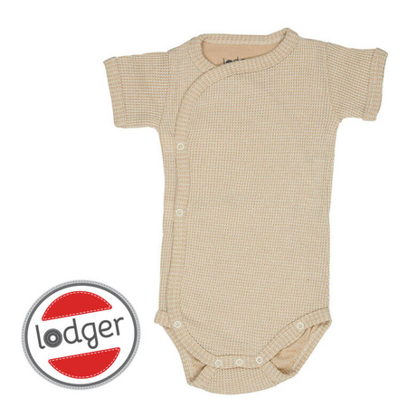Lodger Body kopertowe niemowlęce krótki rękaw bawełniane beżowe Ciumbelle Ivory r. 62