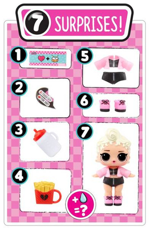 L.O.L. Surprise Valentines Supreme Kula Niespodzianka Chłopiec Edycja Walentynkowa Pink Girl