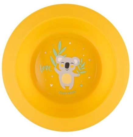 Canpol Babies Zestaw Naczyń Exotic Animals 56/523 Yellow