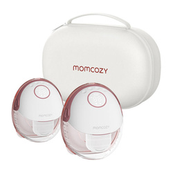 Momcozy Laktator Podwójny M6 Czerwony