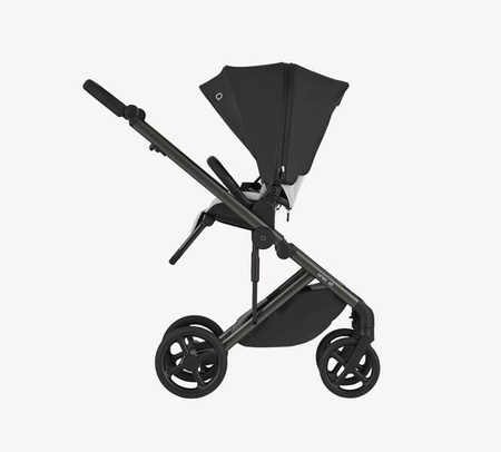 Anex Eli Wózek Głęboko-Spacerowy No.5 + Cybex Aton B2 i-Size Fotelik Samochodowy 0-13kg + Baza One Volcano Black