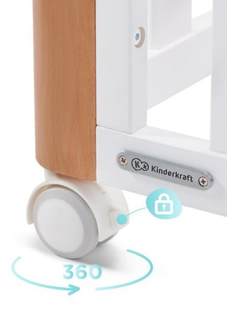 Kinderkraft Koya Łóżeczko Dostawne Kojec 4w1