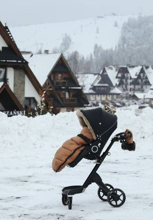 Makaszka Śpiworek Premium Do Wózka 12-36m Camel