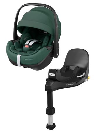 Maxi-Cosi Pebble 360 Pro2 Fotelik Samochodowy 0-13 kg Twillic Green + Maxi-Cosi Baza Familyfix 360 Pro