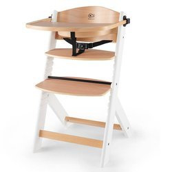 Kinderkraft Enock Krzesełko Do Karmienia Beżowe || Wood White
