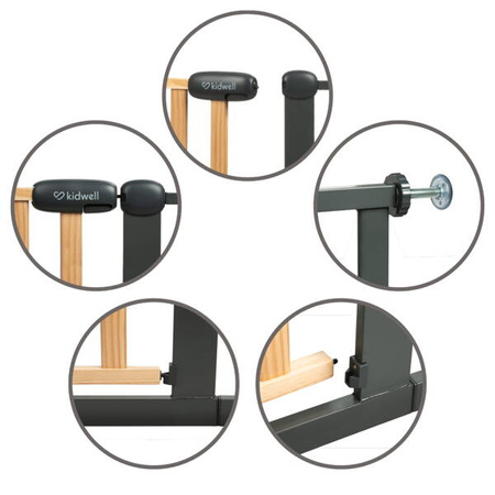 Kidwell Trasti Bramka Zabezpieczajaca 74-105 cm