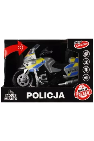 Motocykl Policja Moje Miasto MEGA CREATIVE 520415