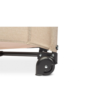 Caretero Esti Łóżeczko Turystyczne z Opuszczanym Bokiem Brown