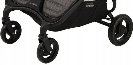 Valco Trend Duo Tailor Made Wózek Spacerowy Bliźniaczy Charcoal