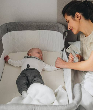 Espiro Cloud Łóżeczko Dostawne Dziecięce 09 Beige