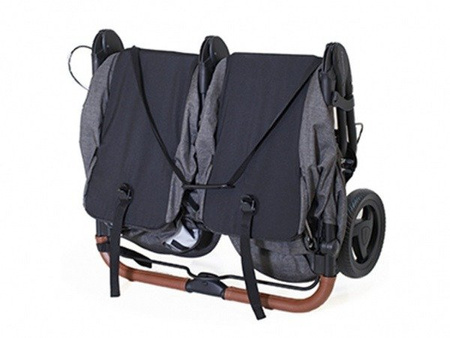 Valco Trend Duo Tailor Made Wózek Spacerowy Bliźniaczy Grey Marle