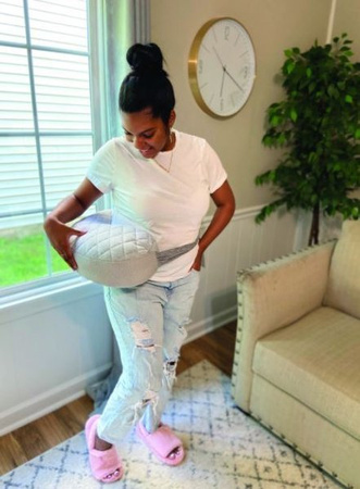 Chicco Boppy Comfyhug Nosidełko Silver Green