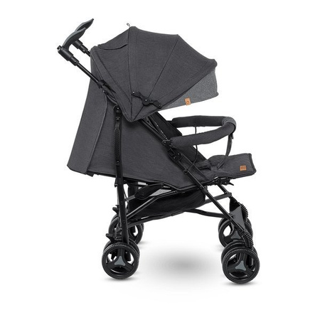 Lionelo Irma Wózek Spacerowy Black/Dark Grey