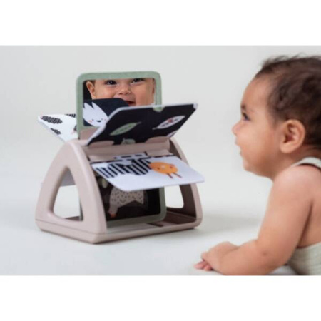 Taf Toys Książeczka Obracająca Się Tummy-time Czarno-biała
