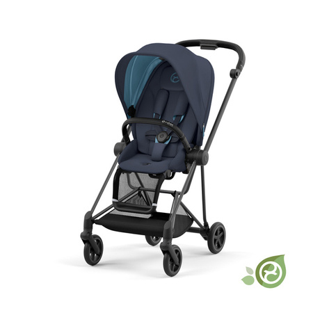 Cybex Mios 3.0 Conscious Green Leaf Wózek Głęboko-Spacerowy Eco Dark Navy