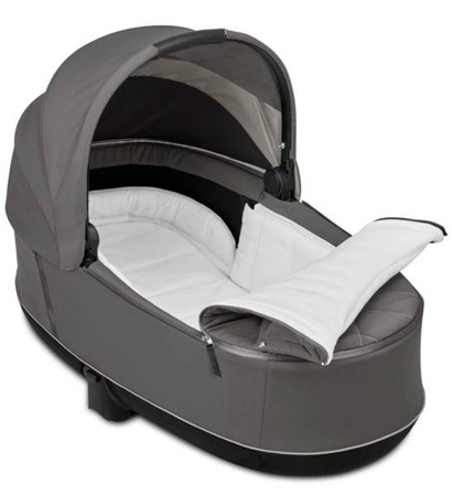 Cybex e-Priam 4.0 Rama ze Stelażem Siedziska + Gondola Wózek Głęboki Soho Grey