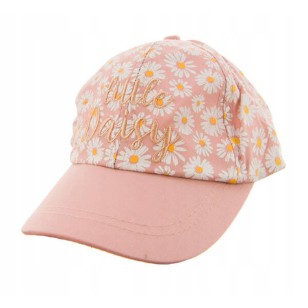 Yo! Dziewczęca Czapka Z Daszkiem Kwiaty Rozmiar 46-50 cm
